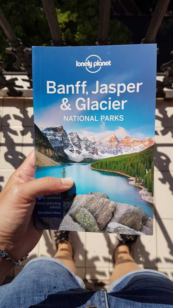 Image with book about Banff